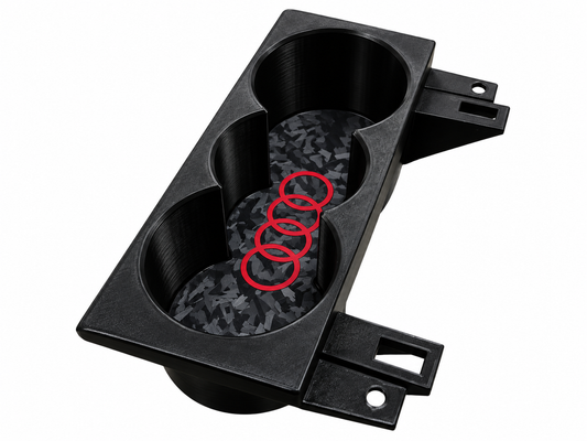 Cupholder Audi A4 B7 1DIN